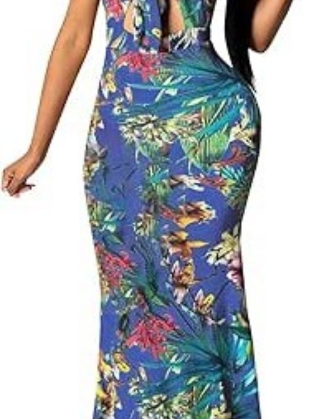 Long maxi sexy low-cut bohemian dress, beach summer dress for women, sexy - Picture 3 of 13